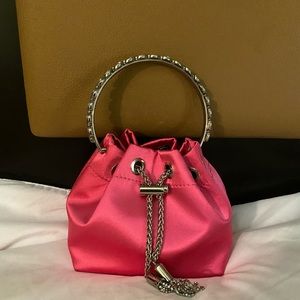Bucket mini purse bag pink